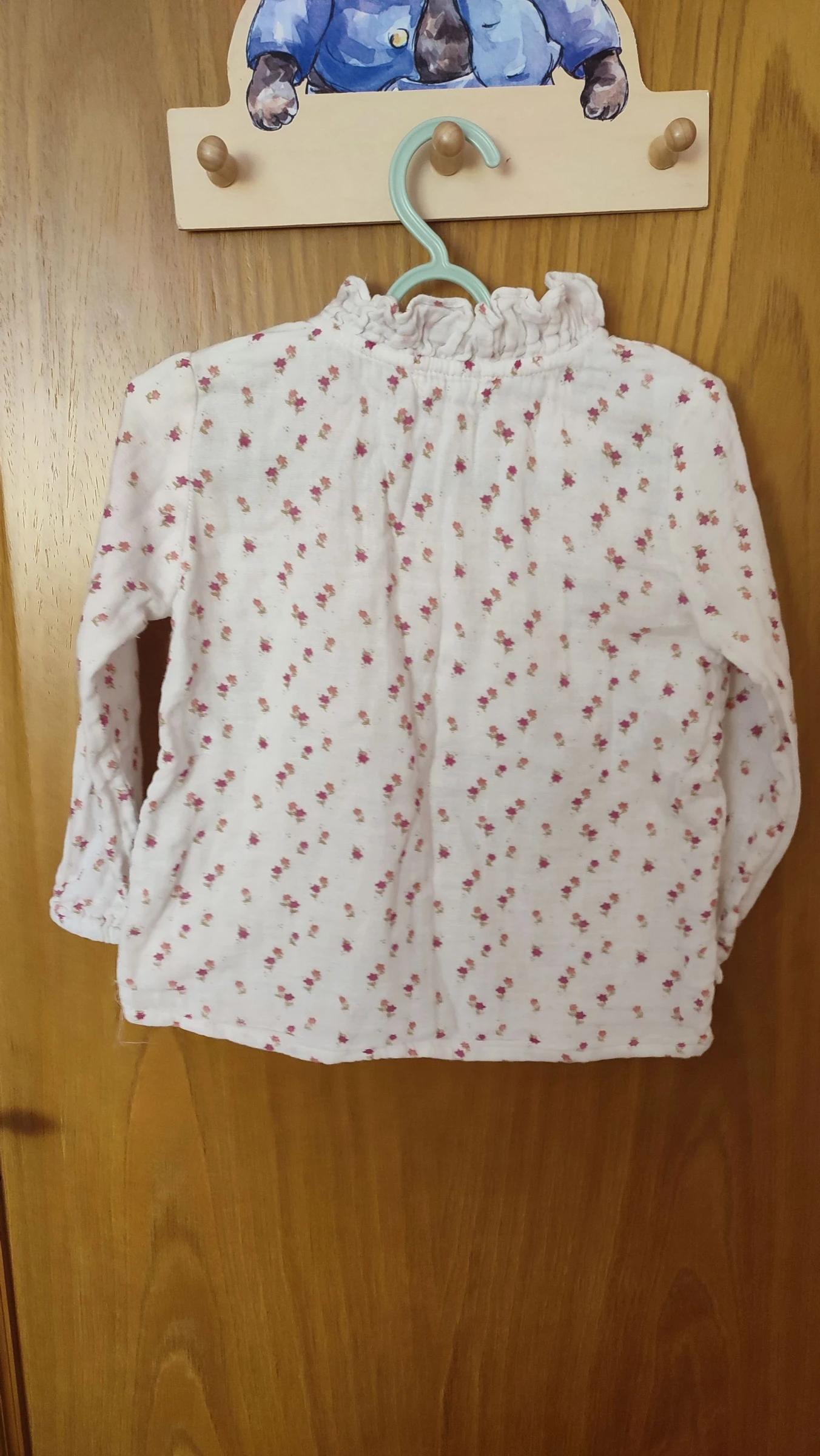 Camisa florida floral gaze de algodão 3 años – photo 4
